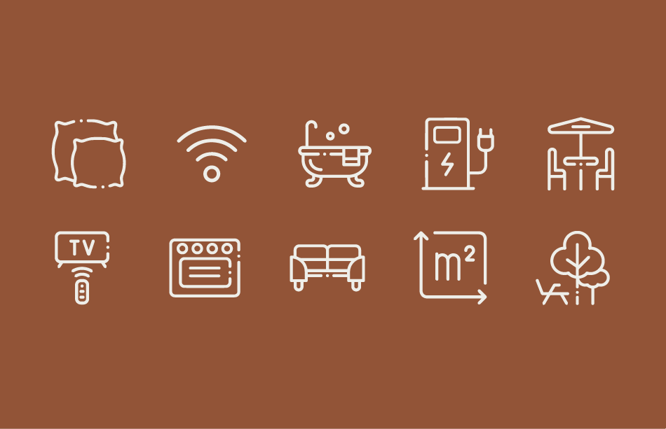 Pictogrammes réalisés pour les besoins du site internet
