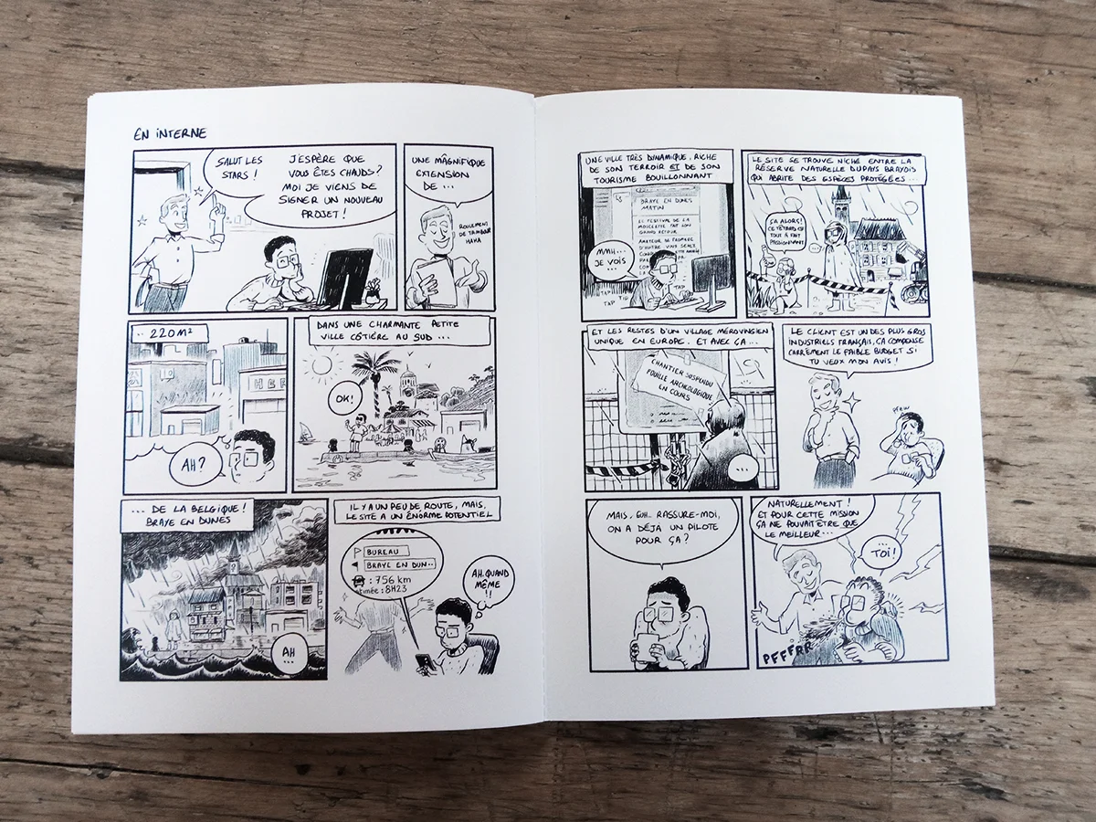 Une saynète de la BD
